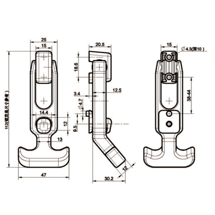 Schnallentyp Gummi-Dehnungsschnalle-C9114-1